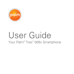 User Guide Your Palm® Treo™ 500v Smartphone