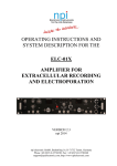 OPERATING INSTRUCTIONS AND SYSTEM DESCRIPTION FOR