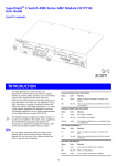 SuperStack 3 Switch 4900 Series GBIC Module User Guide