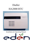 HA2000RTC User guide - english