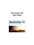 Destinator ND User Guide