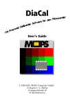 DiaCal User's Guide - MOPS Computer GmbH