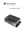 Cyan Laser User's Guide - Spectra