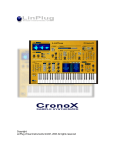 CronoX 2 User Guide 1.02.sdw - LinPlug Virtual Instruments