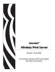 ZebraNet Wireless Print Server User Guide
