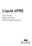 User Guide Mode d'emploi Bedienungsanleitung - access