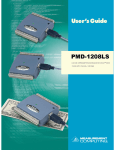 PMD-1208LS User's Guide - LArTPC Document Database