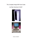 The Complete Amiga 4000 User Guide by Peter Hutchison © 2007