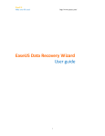EaseUS Data Recovery Wizard User guide
