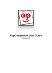 PopCompanion User Guide