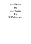 Installation- and User-Guide for SLD-Importer - www2.inf.fh