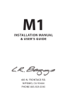 INSTALLATION MANUAL & USER'S GUIDE