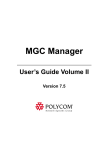 MGC 7.5 User Guide vol. 2_Advanced Features - Support