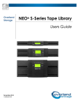 NEO S-Series Tape Library User Guide