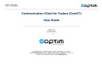 ComCT - User Guide