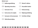 Bedienungsanleitung Operating Instructions Instruzioni d'uso