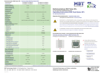 Betriebsanleitung KNX Taster RF+ Operating Instructions