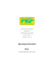 Operating Instructions PS12 - PKP Prozessmesstechnik GmbH