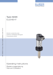 Operating Instructions Type 8228 ELEMENT