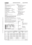 Operating Instructions Type 0311/0312