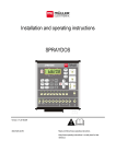 Installation and operating instructions SPRAYDOS