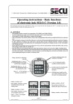 Operating instructions - Basic functions of electronic lock SELO-C