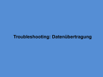 Troubleshooting: Datenübertragung