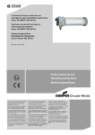 Instrucciones de uso Operating instructions Bedienungsanleitung