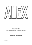 Time Voice Box for Navigation- and Precision - Flying