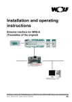 Installation and operating instructions