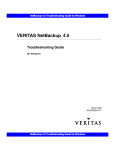 NetBackup 4.5 Troubleshooting Guide for Windows