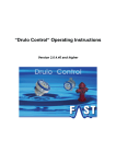 “Drulo Control“ Operating Instructions