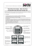 Operating instructions - Basic functions of electronic