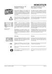 Betriebsanleitung tico 734 Zeitzähler 0 734 006 Operating