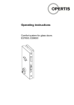 Operating instructions - OPERTIS Produktkatalog