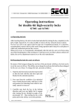 Operating instructions for double-bit high