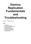 Domino Replication Fundamentals and Troubleshooting