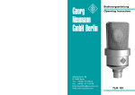 Bedienungsanleitung Operating Instructions TLM 103