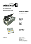 Betriebsanleitung Operating instructions CompactAIR