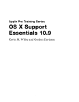 OS X support essentials 10.9 : [supporting and troubleshooting OS X
