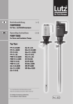 Betriebsanleitung PumPwerke Operating Instructions PumP tuBes