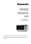 Operating Instructions Bedienungsanleitung Microwave