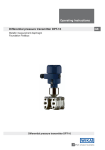 Operating Instructions - Differential pressure transmitter DPT