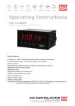 Operating Instructions - ACS-Control