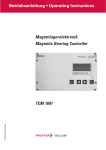 Magnetlagerelektronik Magnetic Bearing Controller TCM 1601