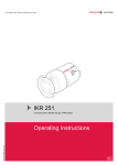 IKR 251 Operating Instructions