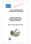 Betriebsanleitung Operating Instructions Mode d