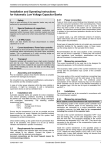 Installation and Operating Instructions for Automatic Low Voltage