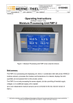 Operating Instructions Moisture Processing Unit