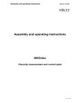 Assembly and operating instructions AKOvisc